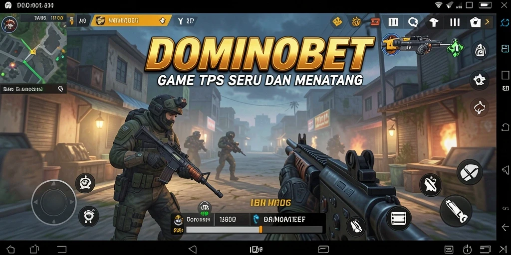 Tampilan seru dalam gameplay TPS DOMINOBET yang mendebarkan.