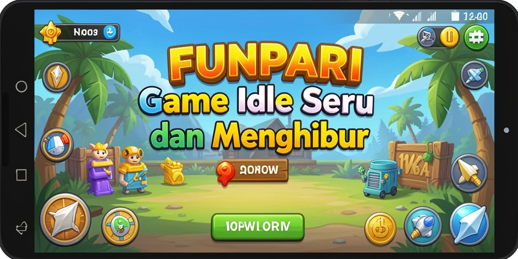 Tampilan gameplay <strong>FUNPARI</strong> yang menawan dan adiktif dalam kategori Idle.