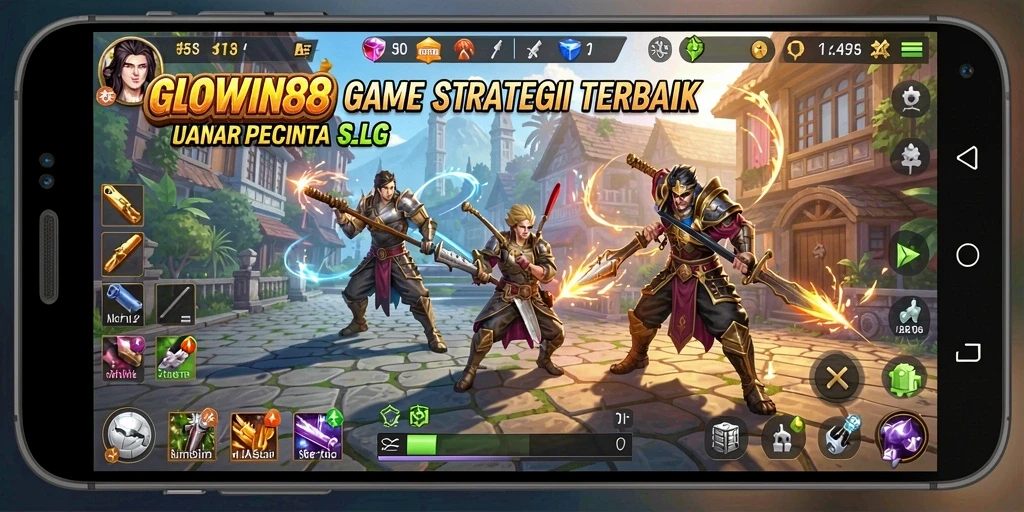 Tampilan gameplay seru dalam GLOWIN88 yang penuh strategi.