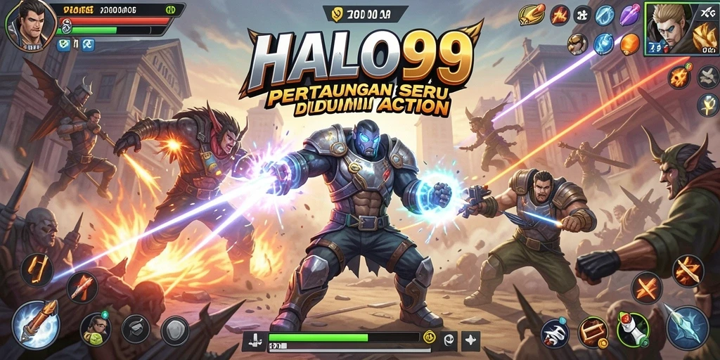 Tampilan menarik dari gameplay HALO99 yang membuat adrenalin meningkat.