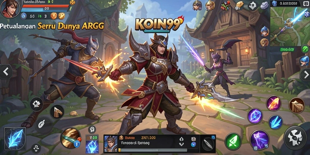 Gameplay seru di dunia fantasi KOIN99 yang penuh petualangan.