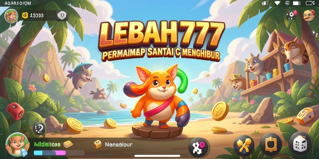Tampilan gameplay LEBAH777 yang menarik dan penuh warna.