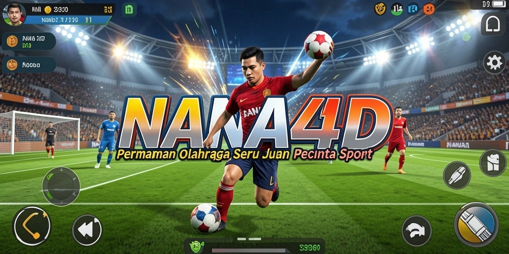 Tampilan gameplay seru di NANA4D yang memukau dan menarik.