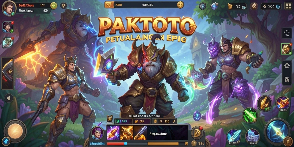 Tampilan gameplay PAKTOTO dengan aksi seru di dalam dunia ARPG.