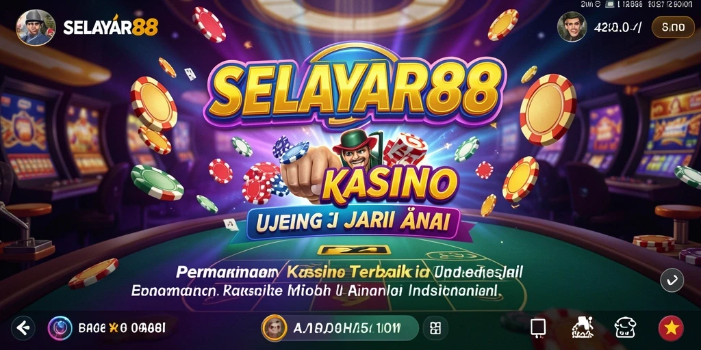 Screenshot gameplay SELAYAR88 menampilkan suasana kasino yang menarik.