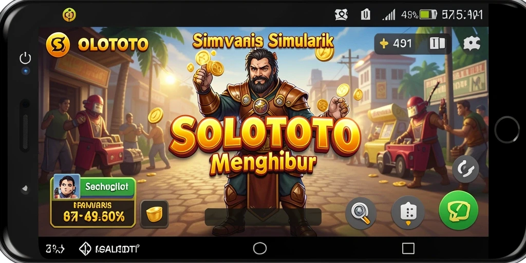 Tampilan gameplay SOLOTOTO yang menarik dan interaktif.