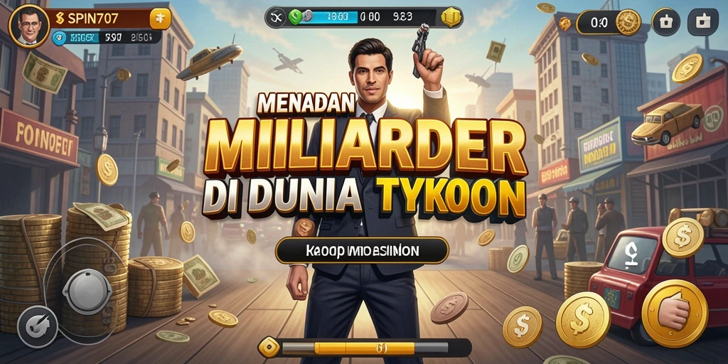 Tampilan menarik gameplay SPIN707 saat membangun empire bisnis.