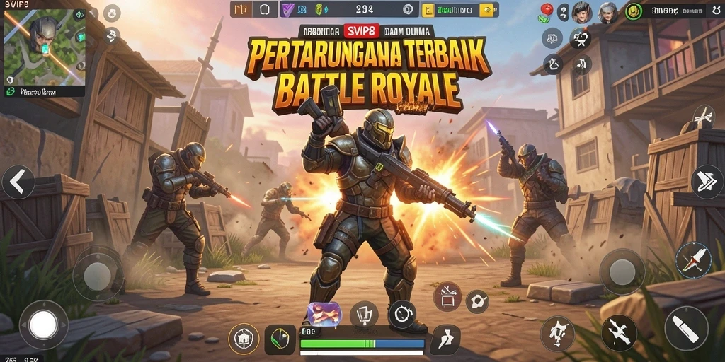 Gameplay Battle Royale yang mendebarkan di SVIP8.